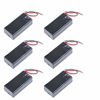 Picture of 9V Battery Holder (Pack of 6) 9V Battery Holder, 9 Volt Battery Holder with Switch, Using Tough Material, High Strength, Good Toughness, not Easy to Crack, for DIY and Maintenance