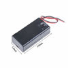 Picture of 9V Battery Holder (Pack of 6) 9V Battery Holder, 9 Volt Battery Holder with Switch, Using Tough Material, High Strength, Good Toughness, not Easy to Crack, for DIY and Maintenance