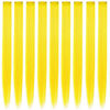 Picture of 9PCS Princess Party Highlight Yellow Hairpieces Colored Hair Extensions Clip in/On for Girls and Dolls Kids Wig Pieces (Yellow)