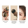 Picture of Eyebrow Stamp Shaping Kit, One Step Brow Stamp Stencil Kit Waterproof Eye Brow Stamp Makeup Tools Eyebrow Definer with 6 Reusable Eyebrow Stencils (Light Brown)