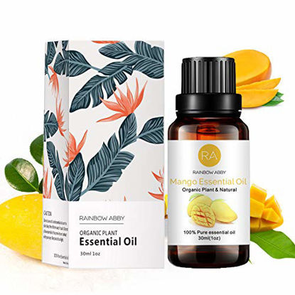 Picture of Mango Essential Oil, 100% Pure Diffuser Oil Mango Oil for Diffuser, Massage, Skin Care, Yoga, Sleep - 30ML