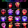 Picture of DERAYEE Halloween LED Rings for Kids, 50Pcs Light Up Ring Toys Halloween Party Favors Flash Finger Lights Glow in The Dark Treats Goodie Bag Fillers