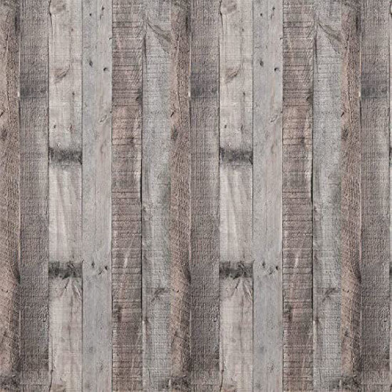 GetUSCart Livebor Gray Wood Peel and Stick Wallpaper Wood Wallpaper 17