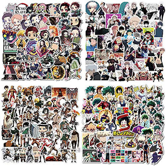 GetUSCart- 200 Pcs Anime Mixed Stickers, Popular Classic Anime