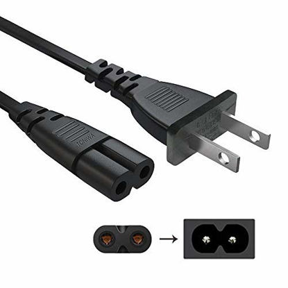 Picture of 10FT Power Cord Compatible with Apple TV 1st, 2nd, 3rd, 4th, 5th Generation (4K), TV Replacement Power Cable