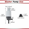 Picture of OTUAYAUTO 67126934159 Windshield Washer Pump - Replacement for bmw 525i, 328i, 325xi, 325i, M3, M5, M6- Washer Fluid Pump with Grommet