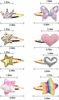 Picture of Gingbiss 8 Pairs/16 Pack Hair Clips for Girls, Star/Crown/Heart/Butterfly Shaped Kids Hair Barrettes, Cute Hair Clips Metal Snap Hair Pins Sparkly Hair Styling Accessories for Girls Kids
