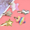 Picture of Gingbiss 8 Pairs/16 Pack Hair Clips for Girls, Star/Crown/Heart/Butterfly Shaped Kids Hair Barrettes, Cute Hair Clips Metal Snap Hair Pins Sparkly Hair Styling Accessories for Girls Kids