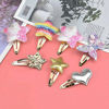Picture of Gingbiss 8 Pairs/16 Pack Hair Clips for Girls, Star/Crown/Heart/Butterfly Shaped Kids Hair Barrettes, Cute Hair Clips Metal Snap Hair Pins Sparkly Hair Styling Accessories for Girls Kids