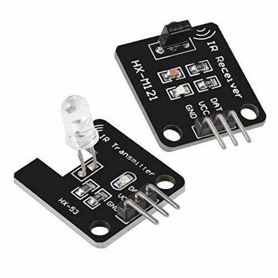 GetUSCart Dorhea 4Pcs Digital 38khz Ir Receiver Sensor Module + 4Pcs 38khz Ir Transmitter