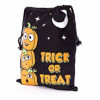 Picture of Pumpkin Trick or Treat Canvas Bag - Reusable Halloween Cloth Candy Sack with Draw String - Bulk Goody Bags - Cotton Fabric Candy Sacks for Children - Trick or Treating, Travel, Slumber Parties