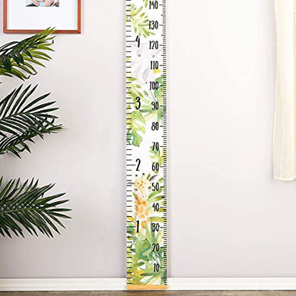 Picture of Growth Chart for Kids, Wall Chart in Safari Jungle Design (7.9 x 79 Inches)