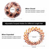 Picture of Bun Maker Clip, TOBATOBA 3 Pcs Bird Nest Hair Clips, Expandable Ponytail Holder for Women, Ponytail Hairpin Curling Iron, Hair Claw Clamps Ponytail Hair Clip Hair Accessories for Women and Girls