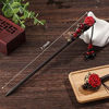 Picture of 2 Pieces Japanese Chinese Hair Stick Retro Wooden Hairpin Flower Hair Chopsticks Handmade Wooden Hair Stick Classic Hair Chopstick Hair Pins for Long Hair