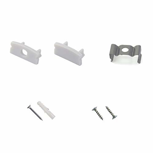 GetUSCart- Hunhun 15-Pack End Caps and Mounting Clips for Hunhun U ...