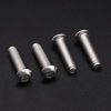 Picture of 5/16-18 x 5/8" Hex Socket Button Head Cap Screws Bolts 25 PCS, Allen Socket Drive, 304 Stainless Steel 18-8, Bright Finish, Full Machine UNC Threads
