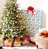 Picture of American Greetings Jumbo Plastic Christmas Gift Bag, Red & Green Dots