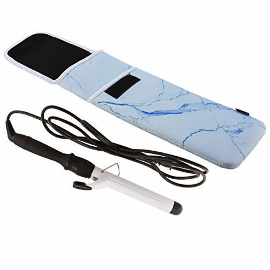 heat resistant curling iron travel case