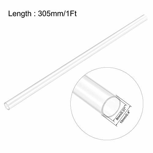 5 Tubes Polycarbonate Rigides 6x8mm - Longueur 1,64ft - Uxcell