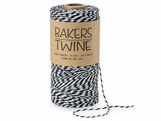 Bakers Twine - 240 Yards (Black & White)