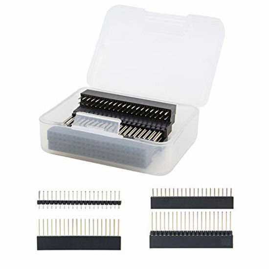 GetUSCart- Geekworm 2x20 40 Pin Stacking Female Header Kit for ...