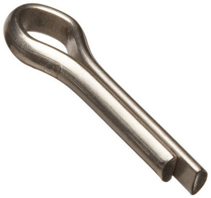 Picture of 18-8 Stainless Steel Cotter Pin, Plain Finish, 1/16" Diameter, 3/8" Length (Pack of 100)