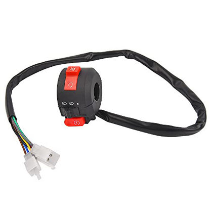 Picture of Left Switch Assembly Replacement for 50cc 70 cc 90cc 110 cc 125cc 150cc ATVs Quad 4 Wheelers Taotao SunL Coolster
