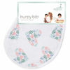 Picture of aden + anais Essentials Burpy Bib, 100% Cotton Muslin, Soft Absorbent 4 Layers, Multi-Use Burp Cloth and Bib, 22.5" X 11", Single, Briar Rose - Floral Heart