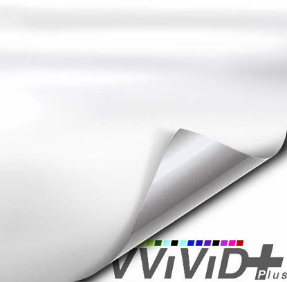 Picture of VViViD+ Satin Finish Premium Adhesive Vinyl Wrap Film (1ft x 5ft (White))