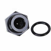 Picture of Black -8 AN AN8 Aluminum Male Flare Plug Fitting with 8AN ORB O Ring Boss Thread 3/4-16 Seal Nut Block Off Cap Adapter