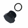 Picture of Black -8 AN AN8 Aluminum Male Flare Plug Fitting with 8AN ORB O Ring Boss Thread 3/4-16 Seal Nut Block Off Cap Adapter