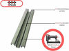 Picture of 3PLUS 71/10 22 Gauge 3/8-Inch Crown 3/8-Inch Leg Length Galvanized Fine Wire Staples, 10,000 per Box
