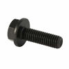 Picture of M8 x 20mm Flanged Hex Head Bolts Flange Hexagon Screws, Full Thread, Alloy Steel, Black Oxide Finish, Quantity 20