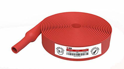 Picture of Dual Wall Adhesive Marine Heat Shrink - 10 Ft Roll - 1/2 Inch Diameter - Red