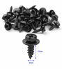 Picture of Front Fender Liner Screws Compatible with Toyota - Bumper Cover Fender Flares Mud Flaps Wheel Wells Body Screws Bolts Fit for Lexus Toyota Tacoma Prius Corolla Tundra, Replaces 90159-60498, 30Pcs