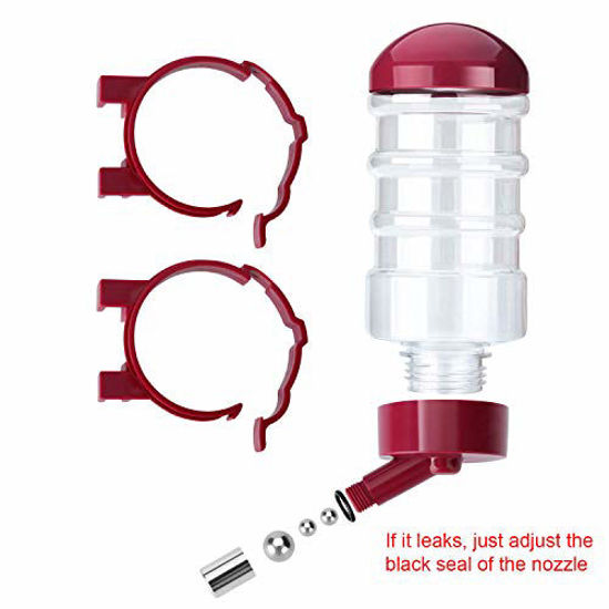 GetUSCart OxyPlay No Drip Dog Kennel Water Bottle Dispenser for Crate