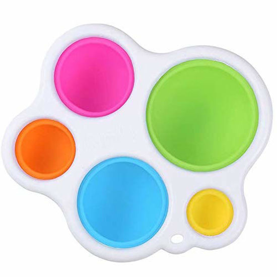 Simple Dimple Fidget Toy Push Pop Bubble Fidget Sensory Popper Boards to Training Logical Gift for Kids Children Family Friends