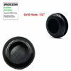 Picture of Rubber Grommet, 7/16" Inside Diameter 1/2"Drill HoleRubber Hole Plug,Synthetic Rubber Grommets Wire Protection,Firewall Plug Grommet,Double-Sided Round, 50PCS