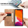 Picture of SINIANL iPhone 11 Wallet Case iPhone 11 Leather Case, Book Folding Flip Case with Kickstand Credit Card Slot Magnetic Closure Protective Cover for Apple iPhone 11 2019 6.1 inch - Brown