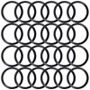Picture of 24 Pieces Wireless Charger Sticker Metal Ring for Magnetic Wireless Charger Rings Adapter for Magnetic Phone Grip Holder Compatible with Magsafe Wireless Charger on Most Cellphone, Black