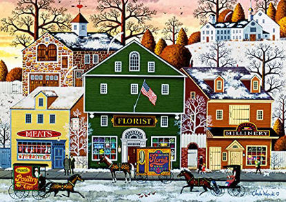 Picture of Buffalo Games - Charles Wysocki - Meats, Flowers, Hats - 300 Large Piece Jigsaw Puzzle