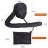 Picture of Fiewmay Portable Hooded Hair Dryer Bonnet Cap Hands Free for Quick Dry Deep Condition and Styling (Black HairDryer Bonnet)