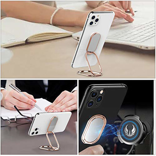 Amazon.com: 3 Pieces Cellphone Ring Holder Foldable Finger Kickstand 360°  Rotation Cell Phone Stand Adjustable Phone Holder for Desk, Magnetic Car  Mount, Phone, 3 Colors : Cell Phones & Accessories