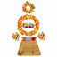 Picture of 30cm Hawaiian Grass Skirt Performance Costume Set for Girls