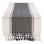 Picture of DII Dobby Stripe Woven Table Runner, 13x72, Black