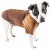 Picture of Pet Life Active 'Hybreed' 4-Way Stretch Two-Toned Performance Dog T-Shirt, X-Small, Brown