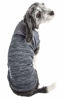 Picture of Pet Life Active 'Aero-Pawlse' Heathered Quick-Dry and 4-Way Stretch-Performance Dog Tank Top T-Shirt, Medium, Black