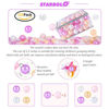 Picture of Ball Pit Balls - Pack of 100 - Pearl 5 Pestel Colors BPA&Phthalate Free Pit Balls Crush Proof Play Ball Soft Plastic Ball for Girl Boy Kids Birthday Pool Tent Party (100Balls).