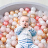 Picture of Ball Pit Balls Pack of 100 - Pearl 6 Colors BPA&Phthalate Free Non-Toxic Crush Proof Play Balls Soft Plastic Balls for 1- 5Years Old Toddlers Baby Girl Kids Birthday Pool Tent Party (100 PCS).
