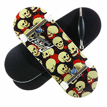Picture of P-REP Skull - Solid Performance Complete Wooden Fingerboard (Chromite, 34mm x 97mm)
